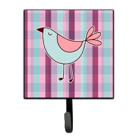 Jensendistributionservices Bird on Purple Plaid Leash or Key Holder MI1714012